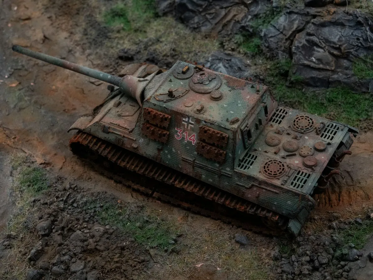 TRUMPETER 獵虎重型坦克殲擊車( 波爾舍)模型 5