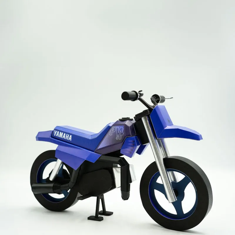 YAMAHA PW50越野機車紙模型 02