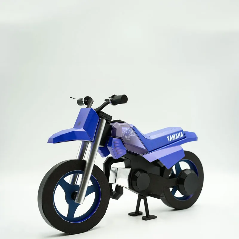 YAMAHA PW50越野機車紙模型 03