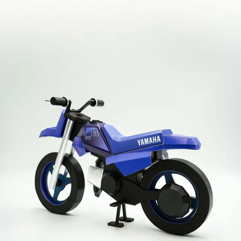 YAMAHA PW50越野機車紙模型 05