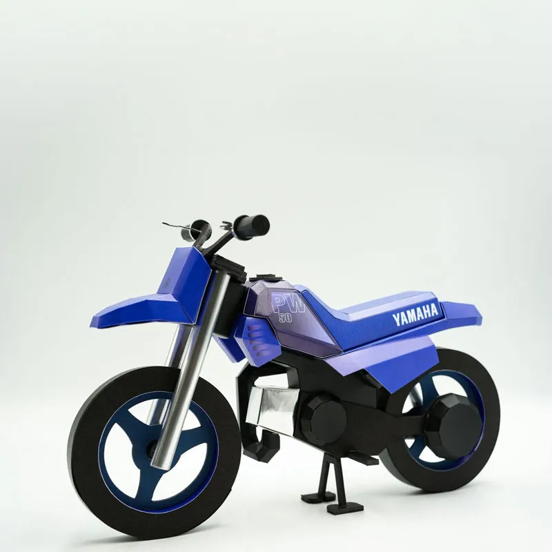YAMAHA PW50越野機車紙模型 07
